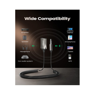 UGREEN CM309 (70601) Bluetooth Car Receiver Aux with Mic