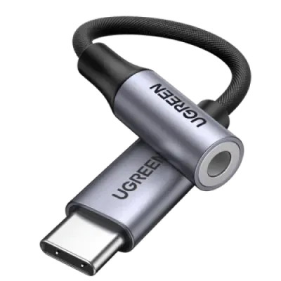 UGREEN AV142 USB Type-C to 3.5mm Female Cable Converter 10CM #30632