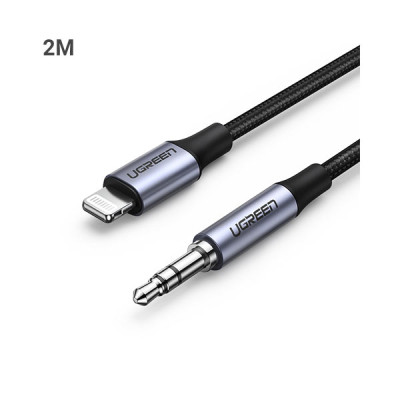 Ugreen US315 (70862) Lightning to 3.5mm Aux Cable - 2M