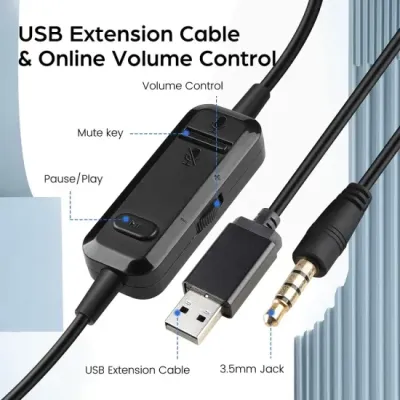 OneOdio A71D Fusion Over Ear Studio Wired Headphone