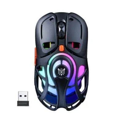 Onikuma DM02 Honeycomb Tri-Mode RGB Wireless Gaming Mouse