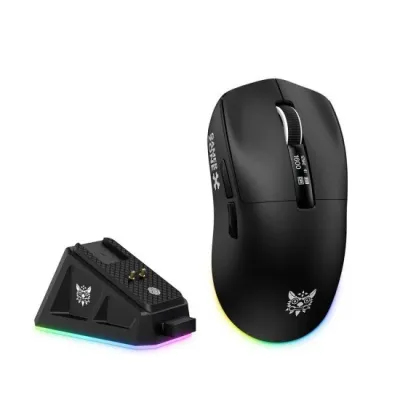 ONIKUMA DM07 2.4G Wireless Gaming Mouse with Magnetic Charging Base