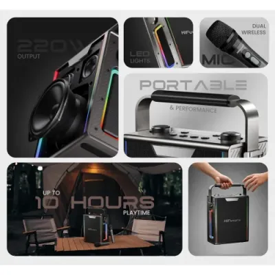 HiFuture MusicSoul 200 Portable Bluetooth Speaker