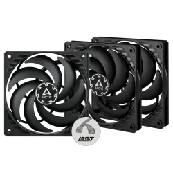 Arctic P12 Slim PWM PST 120 mm 3 Pack Casing Fan