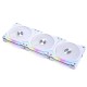 LIAN LI UNI FAN SL V2 120 ARGB Case Fan Triple Pack White