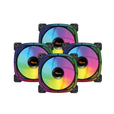 Pc Power Irish Spectrum Bk 4 in 1 Argb Fan F20