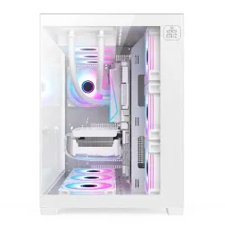 Monarch City Ranger X7 ARGB Mid-Tower ATX Gaming Case White