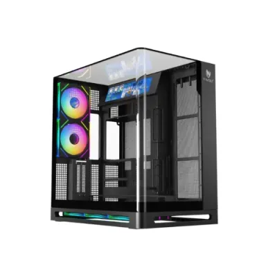 T-Wolf AKUMA ARGB Curved ATX Gaming Casing with Display