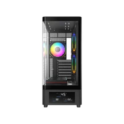 T-Wolf Spector ARGB Curved ATX Gaming Casing with Display