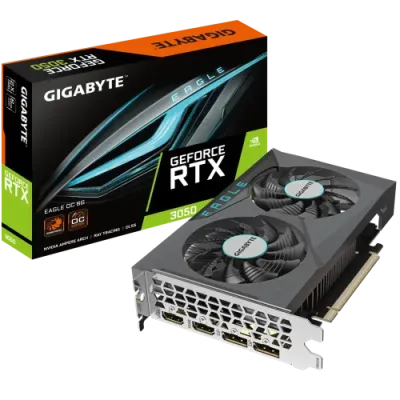 GIGABYTE GeForce RTX 3050 EAGLE OC 6GB GDDR6 Graphics Card