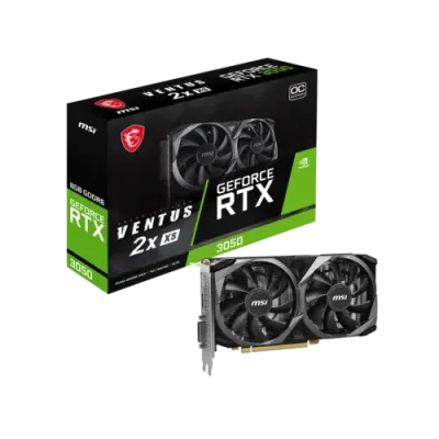 MSI GeForce RTX 3050 VENTUS 2X XS 8GB OC GDDR6 Graphics Card