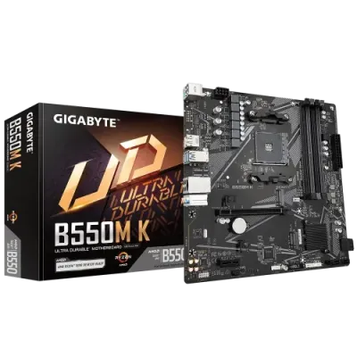 Gigabyte B550M K AMD AM4 Micro ATX Motherboard