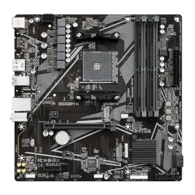 Gigabyte B550M K AMD AM4 Micro ATX Motherboard