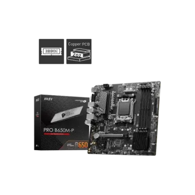 MSI PRO B650M-P DDR5 AMD AM5 mATX Motherboard