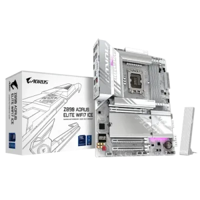 Gigabyte Z890 AORUS ELITE WIFI7 ICE LGA 1851 ATX Motherboard