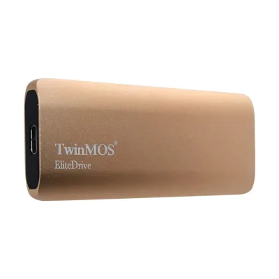 Twinmos EliteDrive 1TB USB 3.2 Gen 2 Type-C Rose Gold Portable External SSD Twinmos EliteDrive 1TB USB 3.2 Gen 2 Type-C Rose Gold Portable External SSD