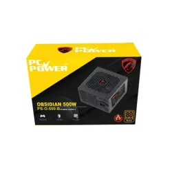 PC Power OBSIDIAN 500W 80+ Bronze Non-Modular Power Supply