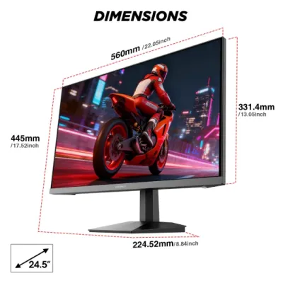 KOORUI G2511P 24.5" 200Hz HDR Gaming Monitor