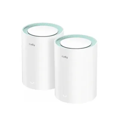 Cudy M1500 AX1500 Dual Band Wi-Fi 6 Mesh Router (2 Pack) Cudy M1500 AX1500 Dual Band Wi-Fi 6 Mesh Router (2 Pack)