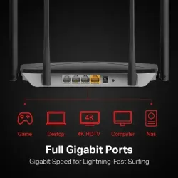 Mercusys AC12G AC1300 1300Mbps Dual Band Gigabit Router